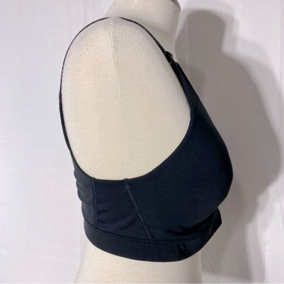 5/$25 Old Navy Active Black Front Zip Closure Sports Bra 34C - Picture 6 of 15